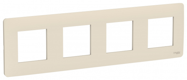 SE Unica Studio Беж Рамка 4-ная