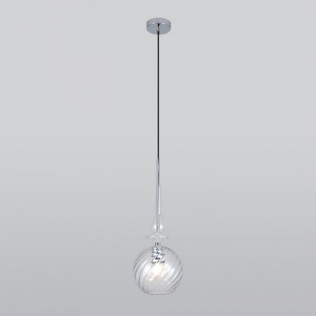 Подвесной светильник с плафоном 50192/1 хром Eurosvet Dream