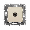 Legrand Etika Слоновая кость Розетка TV проходная, 15дБ