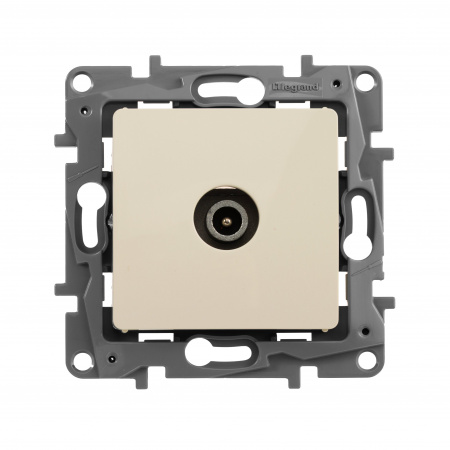 Legrand Etika Слоновая кость Розетка TV проходная, 15дБ