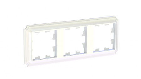 Systeme Electric AtlasDesign Antique Жемчуг Рамка 3-ая, универсальная