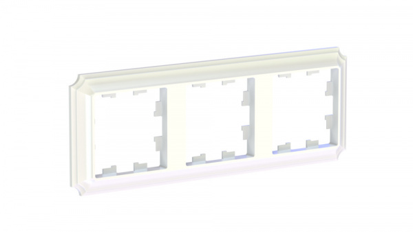 Systeme Electric AtlasDesign Antique Жемчуг Рамка 3-ая, универсальная