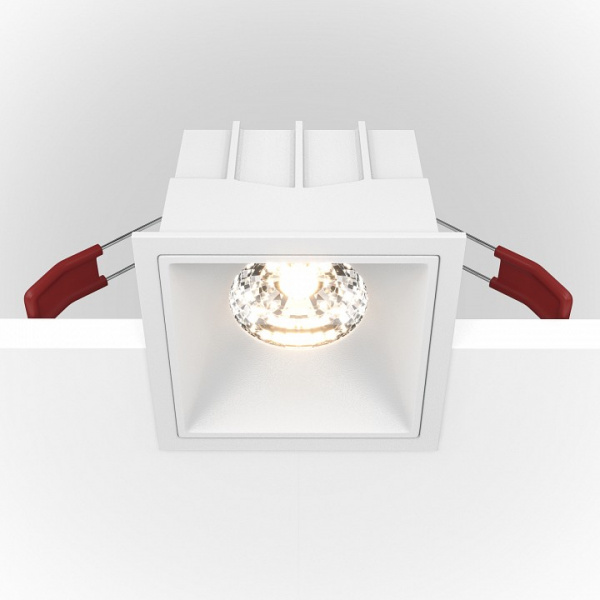 Встраиваемый светильник Downlight DL043-01-15W3K-SQ-W Maytoni Alfa