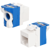Donel Модуль Keystone Toolless RJ45, cat. 5e, UTP, 180 град., белый, DECKTU5E180DW