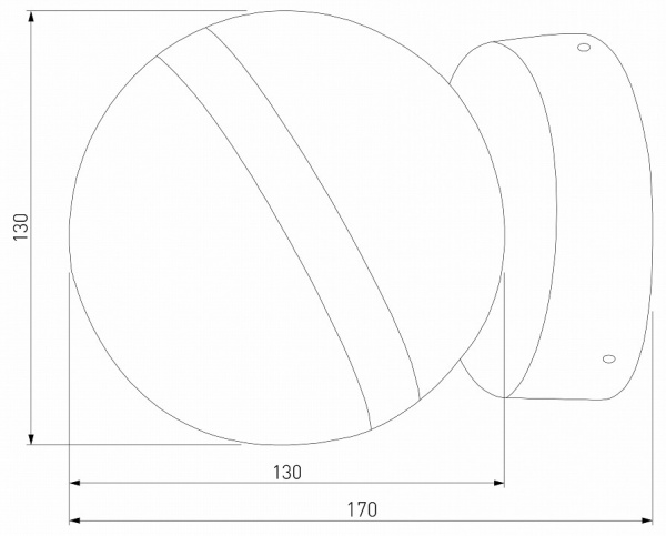 Светильник садово-парковый со светодиодами GLOBO 35132/U серый Elektrostandard Globo a060876