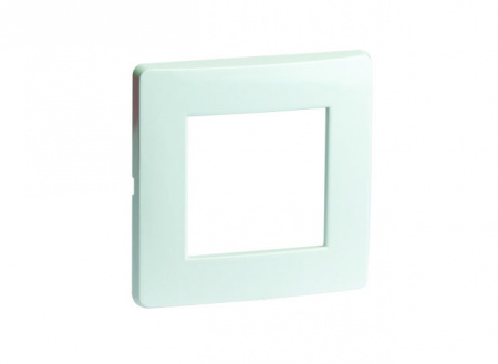 DKC Рамка на 2 модуля (одноместная), белая, RAL9016