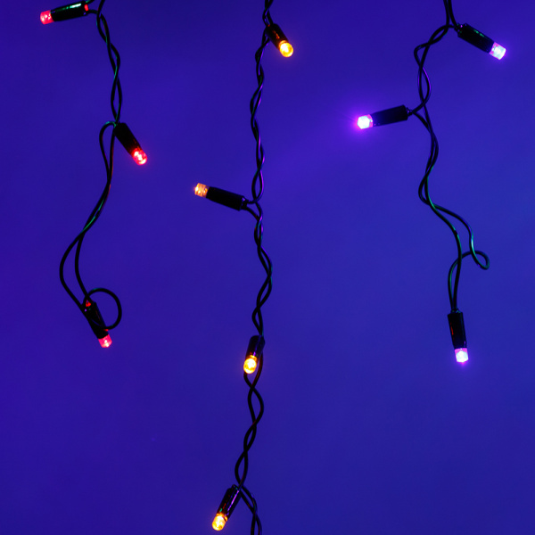 Arlight Светодиодная гирлянда ARD-EDGE-CLASSIC-2400x600-BLACK-88LED-LIVE RGB (230V, 6W) (Ardecoled, IP65)