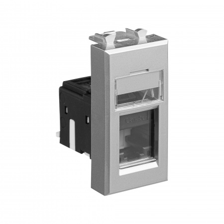 DKC Avanti Закаленная сталь Компьютерная розетка RJ-45  категория 5е 1 модуль