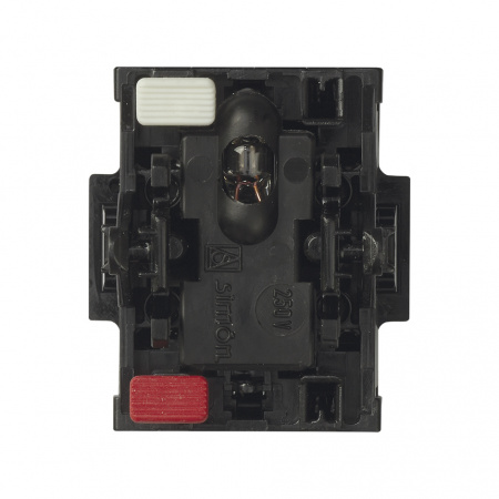 Simon 75 Мех Выключатель 1-клавишный с подсветкой