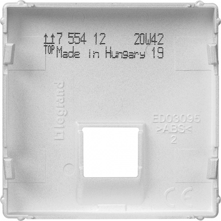 Legrand Valena LIFE Алюм Накладка розетки ТЛФ/комп 1-ой