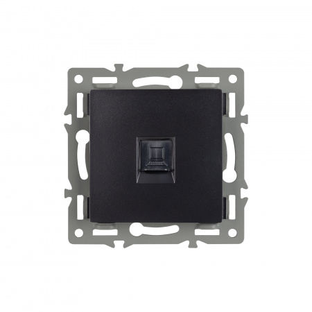 Arlight Механизм компьютерной розетки SCT-MPC1-PL-BK (RJ-45, CAT6) (-)