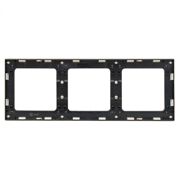 EKF PROxima Стокгольм Белый Линяя черная Рамка 3-ая