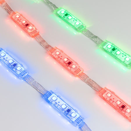 Arlight Модуль управляемый DMX-B3 12V RGB (0.72W, IP68, 140 deg) (Пластик, 3 года)