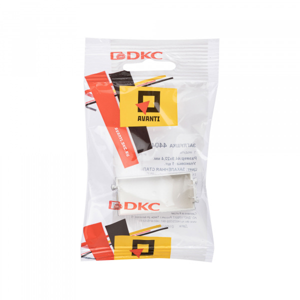 DKC Avanti Закаленная сталь Заглушка 1 модуль