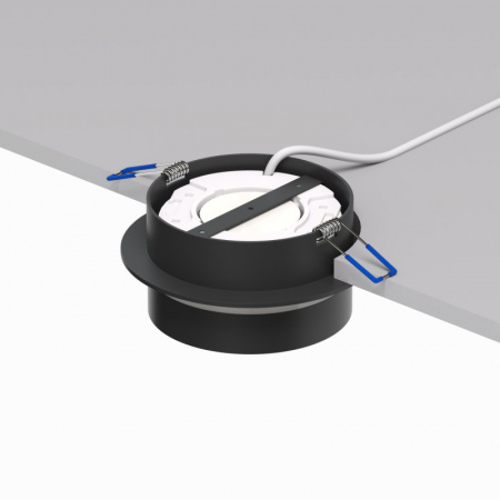 DK2100-BK Встраиваемый светильник NIKO, IP 20, до 15 Вт, GX53, LED, черный, акрил, алюминий