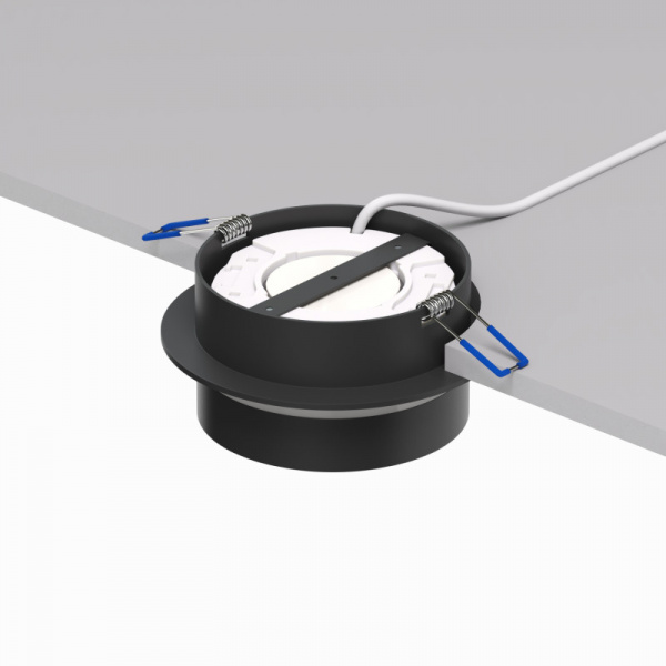 DK2100-BK Встраиваемый светильник NIKO, IP 20, до 15 Вт, GX53, LED, черный, акрил, алюминий