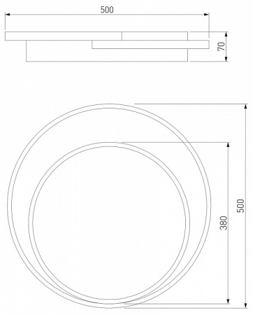 Потолочный светодиодный светильник 90251/1 Eurosvet Jeremy