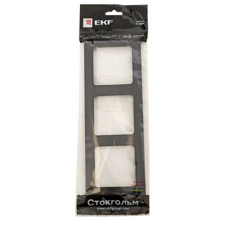 EKF PROxima Стокгольм Черный Рамка 3-ая