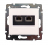 Legrand DIY Valena Крем Розетка RJ11/RJ45 Cat6 UTP