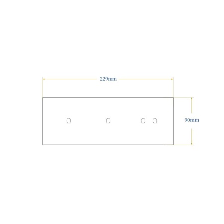 Donel Рамка тройная на 1+1+2 тумблера, тип C/D, белый, серия N96 Superfine, DTFLA3112WH