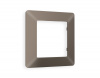 Рамка ALFA Line (Темная бронза матовый) 1-ая AF110631