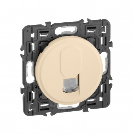 Legrand Celiane Беж Накладка ТЛФ 1-ой розетки