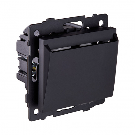 Карточный выключатель механический, черный матовый Kollinger REA-041BM для Aspekt, Eleganz, Reflex