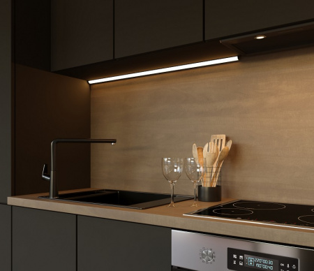 Угловой алюминиевый профиль черный/белый для светодиодной ленты LL-2-ALP008 Elektrostandard LL-2-ALP008 a053627