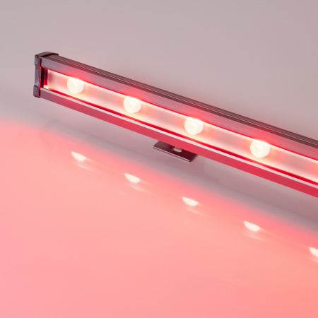 Arlight Светодиодный прожектор AR-LINE-1000L-48W-24V RGB-Warm3000 (Grey, 15x45 deg, DMX512) (Закрытый)