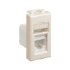 DKC Avanti Ванильная дымка Компьютерная розетка RJ-45  категория 5е 1 модуль
