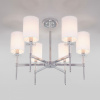 Классическая люстра с абажурами 60132/6 хром Eurosvet Brielle