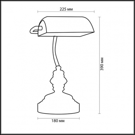 Настольная лампа Odeon Light Standing Tres 2224/1T