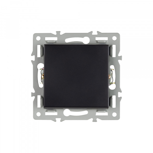 Механизм выключателя одноклавишный проходной SWT-MKP1-PL-BK (250V, 16A) (Arlight, -)