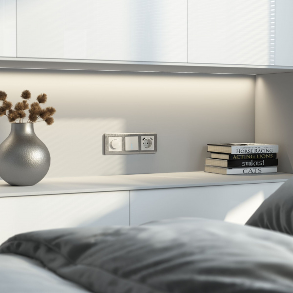 Диммер (перламутровый рифленый) W1142013 Диммер (перламутровый рифленый) W1142013