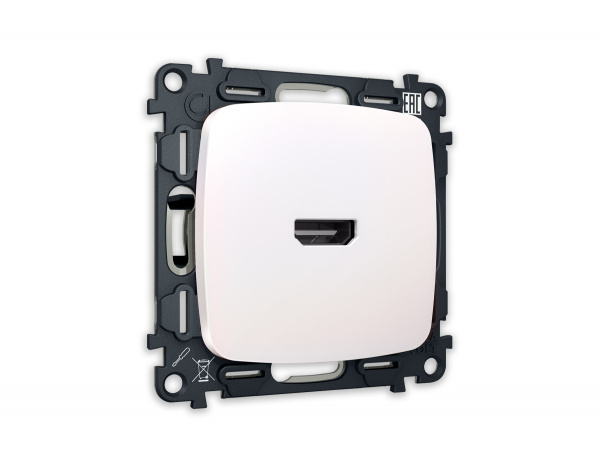 Комплект механизма розетки HDMI 2.0 OMEGA MO214010 Жемчуг 40V/500mA 2.0GHz 5-18Gbit/s QUANT