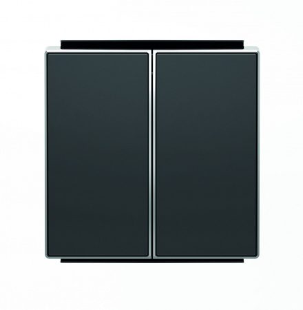 ABB SKY Чёрный бархат Клавиша для 2-клавишных выключателей/переключателей/кнопок