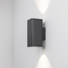 Светильник LGD-EVO-WALL-TWIN-S100x100-2x12W Day4000 (GR, 44 deg, 230V) (Arlight, IP54 Металл, 3 года)