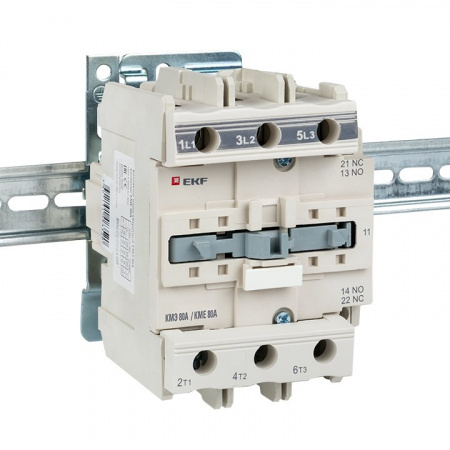 EKF PROxima Контактор КМЭ малогабаритный 80А 24В NO+NC