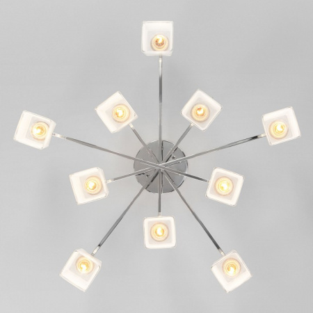 Потолочная люстра с плафонами 30162 хром Eurosvet Delfi