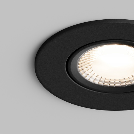 Встраиваемый светильник Hesby Atlas HSBL_0103 IP20,10Вт, GU5.3, черный