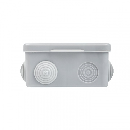 EKF PROxima Коробка распаячная КМР-030-031 с крышкой наружная (80х80х50) 7 мембранных вводов IP54 розничный стикер