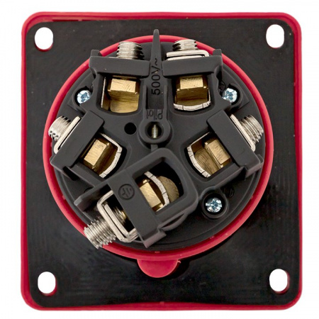 EKF PROxima Розетка стационарная внутренняя угловая 4452 3Р+РЕ+N 125А 380В IP67