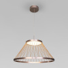 Подвесной светодиодный светильник 40017/1 LED коричневый Eurosvet Cesta