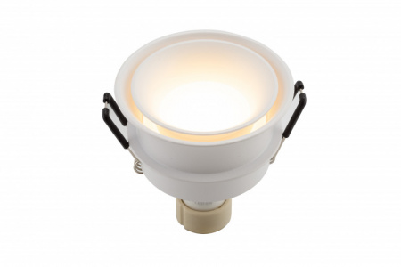 DK2403-WH Встраиваемый светильник влагозащ., IP 44, 15 Вт, GU10, белый, алюминий