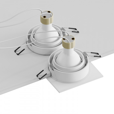 Встраиваемый светильник Hesby Eclipse HSBL_0111 IP20,15Вт, GU10, белый