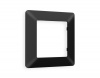 Рамка ALFA Line (Черный матовый) 1-ая AF110701