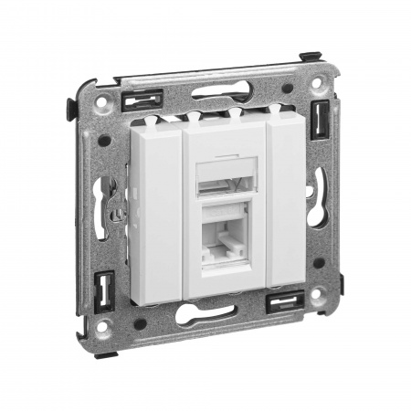 DKC Avanti Белое облако Компьютерная розетка RJ-45 один  категория  6А