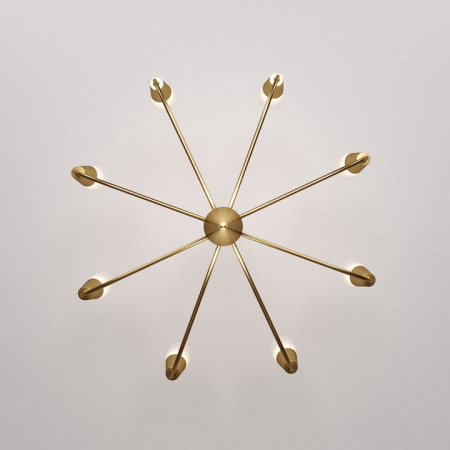 Подвесной светильник 60167/8 латунь Eurosvet Rhyton