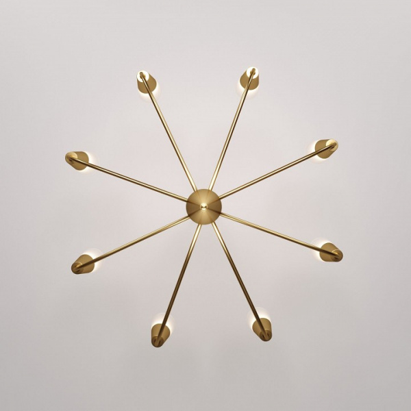 Подвесной светильник 60167/8 латунь Eurosvet Rhyton