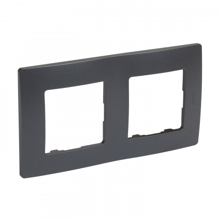Legrand Etika Антрацит Рамка 2-ая